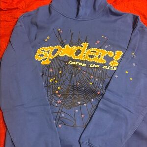 Blue Spider Graphic Men's Sweater